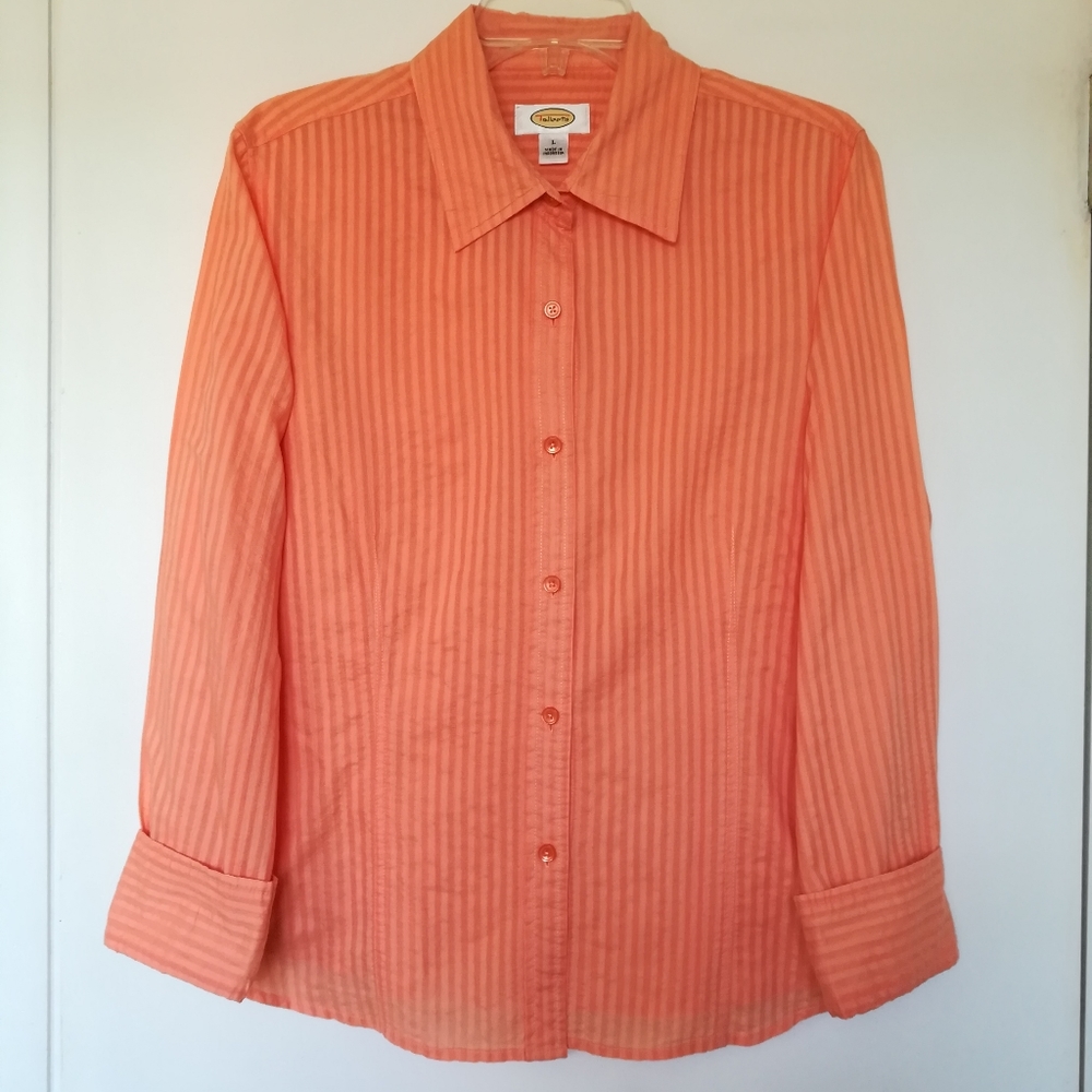 Talbots long sleeve shirt , size L